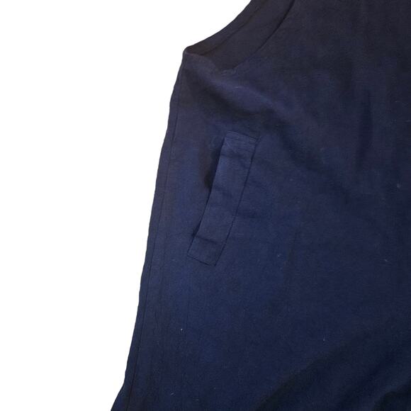 Aedvoouer Womens Summer Casual Sleeveless Loose Wide Leg Jumpsuits Blue Size L - Picture 3 of 6